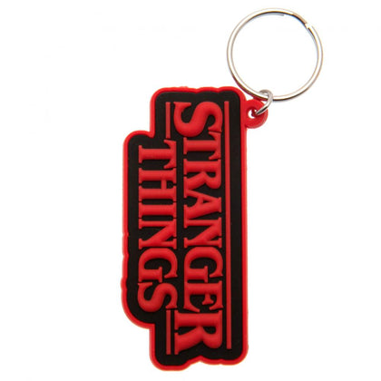 Stranger Things Logo PVC Keyring Image 1