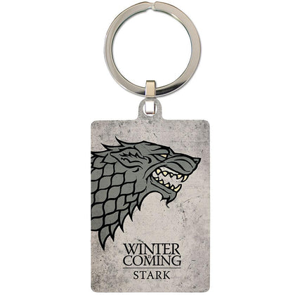 Game Of Thrones Stark Metal Keyring Image 1