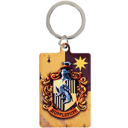 Harry Potter Hufflepuff Metal Keyring Image 1