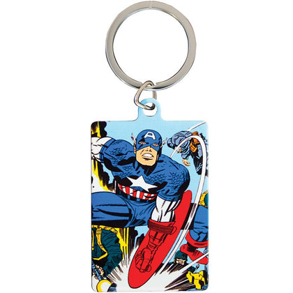 Marvel Comics Captain America Metal Keyring Image 1