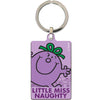 Mr Men And Little Miss Little Miss Naughty Metal Keyring Image 1