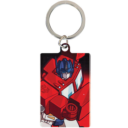 Transformers Optimus Prime Metal Keyring Image 1