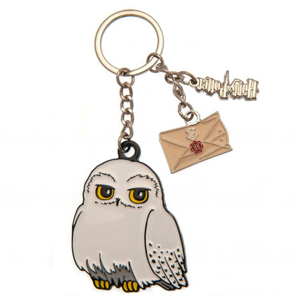 Harry Potter 3 Hedwig Owl Charm Keyring Image 1