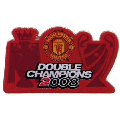 Manchester United FC Double Champions Badge Image 1