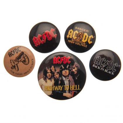 ACDC Button Badge Set Image 1