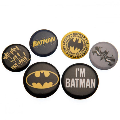Batman Button Badge Set Image 1
