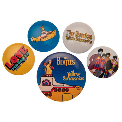 The Beatles Yellow Submarine Button Badge Set Image 1