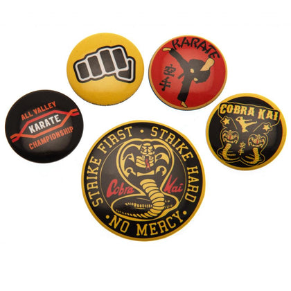 Cobra Kai Button Badge Set Image 1