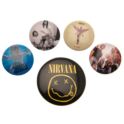 Nirvana Button Badge Set Image 1