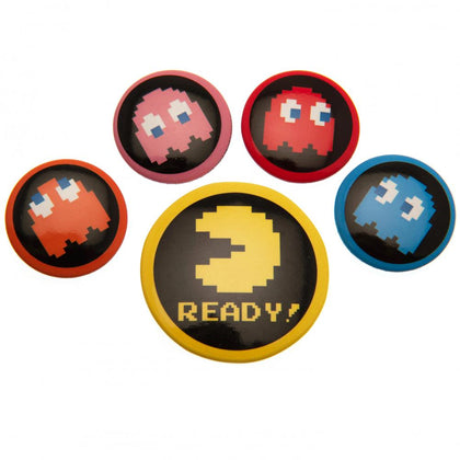 Pac Man Button Badge Set Image 1