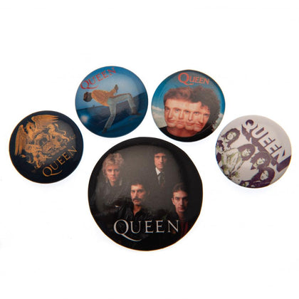 Queen Button Badge Set Image 1