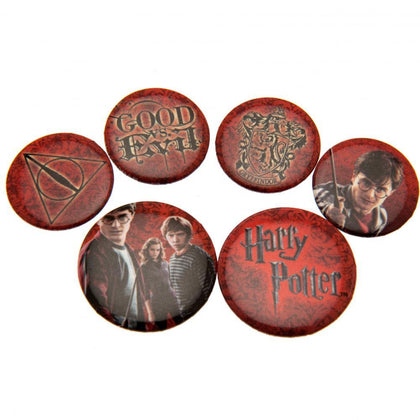 Harry Potter Button Badge Set Image 1
