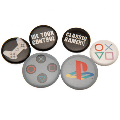 Playstation Button Badge Set Image 1
