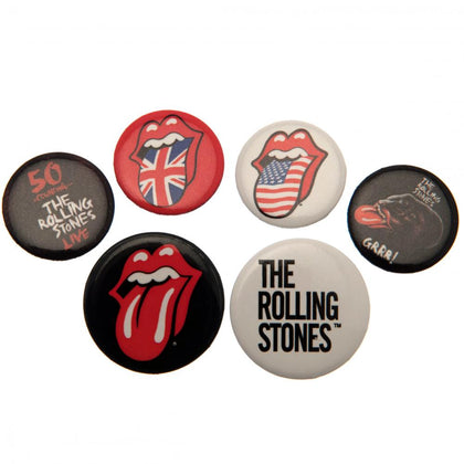 The Rolling Stones Button Badge Set Image 1