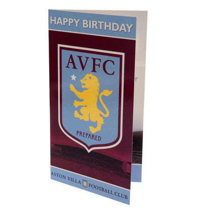 Aston Villa FC Birthday Card Image 1