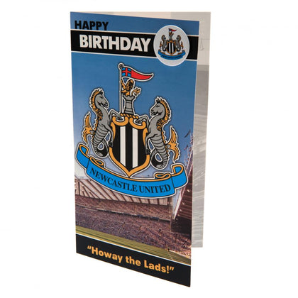 Newcastle United FC Birthday Card & Badge Image 1