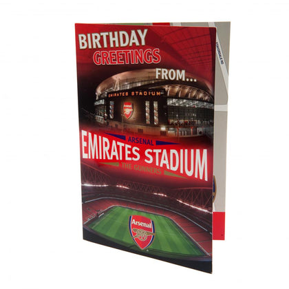 Arsenal FC Pop-Up Birthday Card Image 1