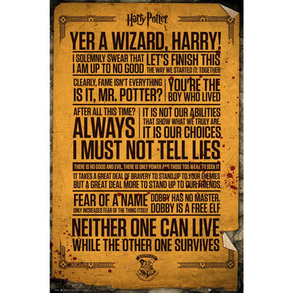 Harry Potter Quotes Poster Image 1