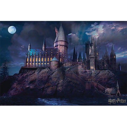 Harry Potter Hogwarts Night Poster Image 1
