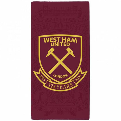 West Ham United FC Towel Image 1