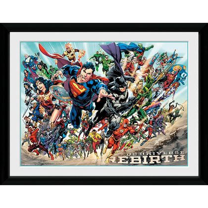 DC Comics Framed DC Universe Rebirth Picture Image 1