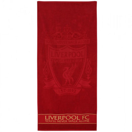 Liverpool FC Embossed Jacquard Towel Image 1