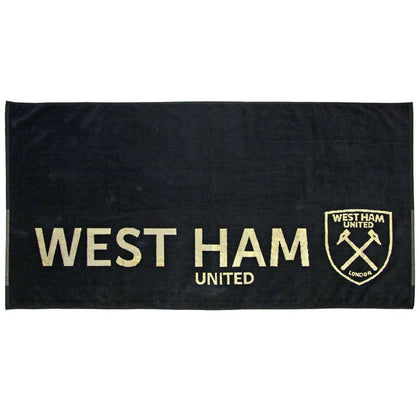West Ham United FC Jacquard Towel Image 1