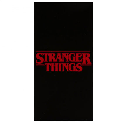 Stranger Things Logo Towel Image 1