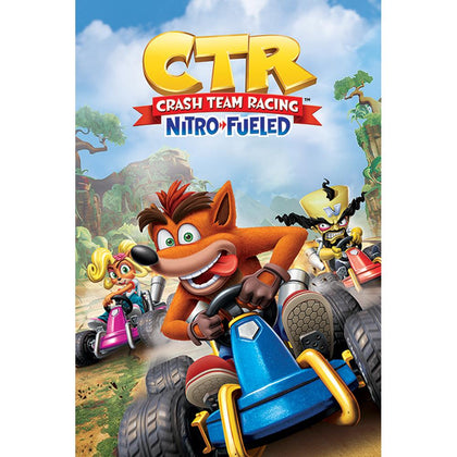 Crash Bandicoot CTR Poster Image 1