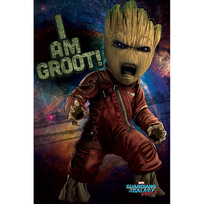 Guardians Of The Galaxy 2 Angry Groot Poster Image 1