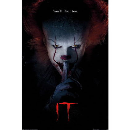 IT Pennywise Hush Poster Image 1
