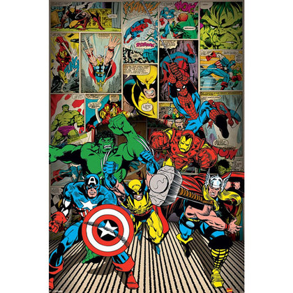 Marvel Comics Heroes Poster Image 1