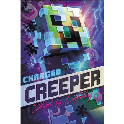 Minecraft Charged Creeper Poster Image 1