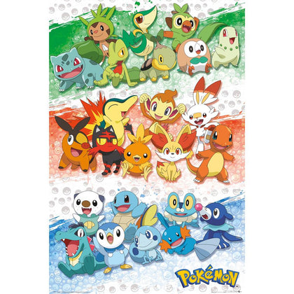 Pokemon First Partners Poster Image 1