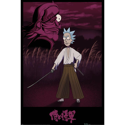 Rick And Morty Samurai Rick Poster Image 1