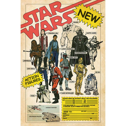 Star Wars Action Figures Poster Image 1