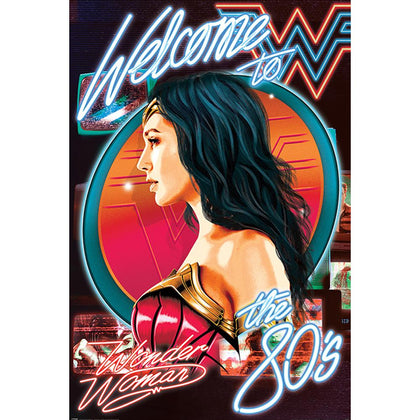 Wonder Woman Welcome To The 80s Poster Image 1