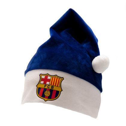 FC Barcelona Christmas Santa Hat Image 1