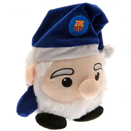 FC Barcelona Christmas Santa Soft Toy Image 1