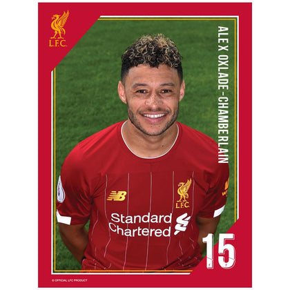 Liverpool FC Oxlade-Chamberlain Headshot Photo Image 1