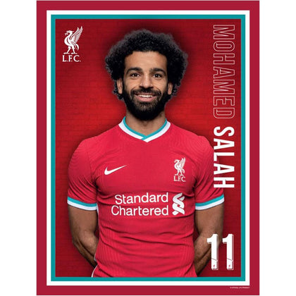 Liverpool FC Salah Headshot Image 1