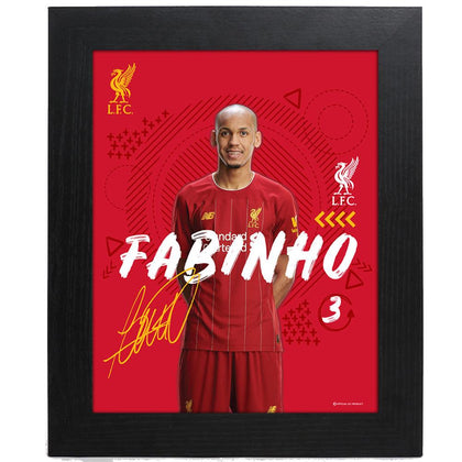 Liverpool FC Framed Fabinho Picture Image 1