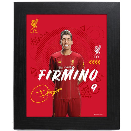 Liverpool FC Framed Firmino Picture Image 1