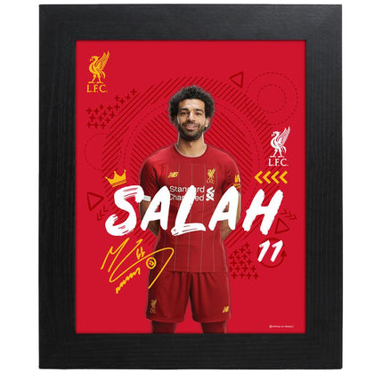 Liverpool FC Framed Salah Picture Image 1