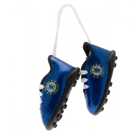 Chelsea FC Mini Football Boots Car Decoration Image 1