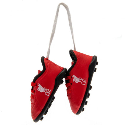Liverpool FC Mini Football Boots Car Decoration Image 1