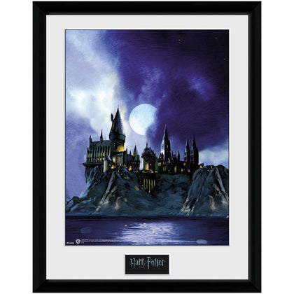Harry Potter Hogwarts Night Framed Picture Image 1
