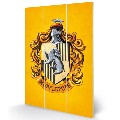 Harry Potter Hufflepuff Wood Print Image 1