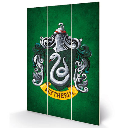 Harry Potter Slytherin Wood Print Image 1