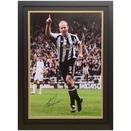 Newcastle United FC Framed Shearer Signed Print Image 1
